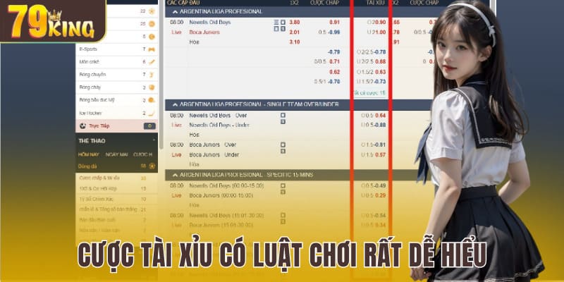 Cược Tài Xỉu có luật chơi rất đơn giản, dễ hiểu