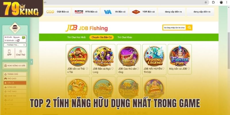 Top 2 tính năng hữu dụng nhất trong game 