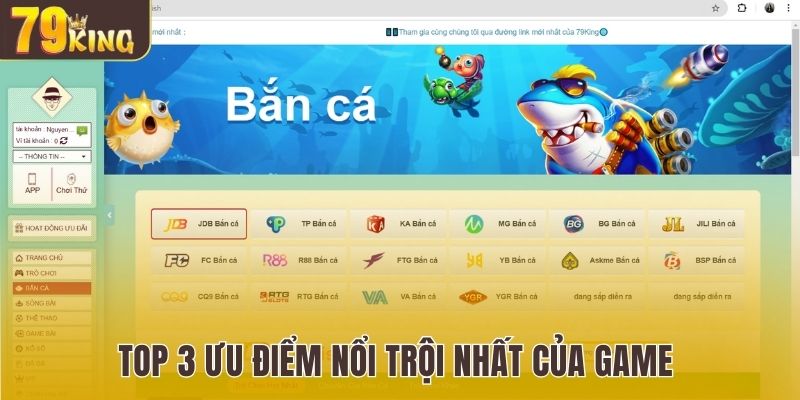 Top 3 ưu điểm nổi trội nhất của game 