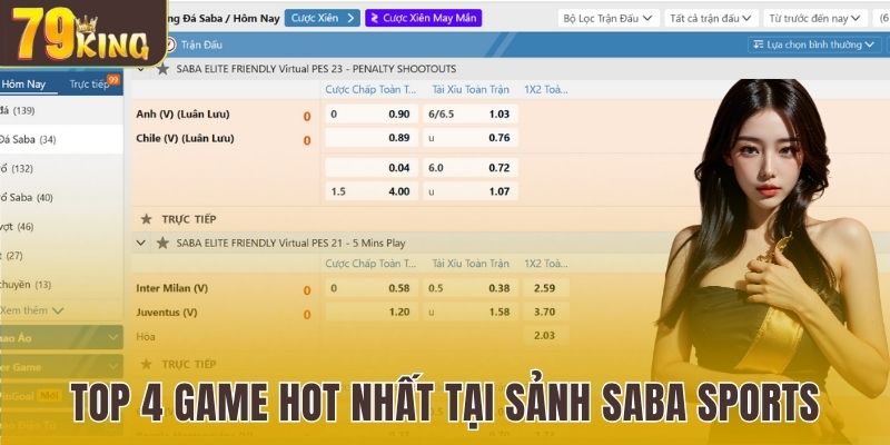 Top 4 game hot nhất tại sảnh Saba Sports Sports 